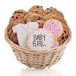 It's A Girl! Cookie Gift Basket- 24 Pc.