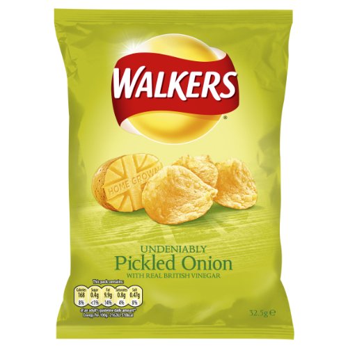 Walkers Pickled Onion 32.5 G (pack Of 48) Picture