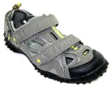 Hush Puppies Boys Cruiser Jnr Grey Velcro Casual Sandals