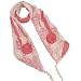 Cotton Lace Stitching Embroider Decorative Flowers Long Scarf Shawl - Various Colors