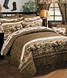 IMAGE OF Wild Horses Brown Queen Sheet Set