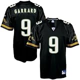 David Garrard Jersey: Reebok Black Replica #9 Jacksonville Jaguars Jersey