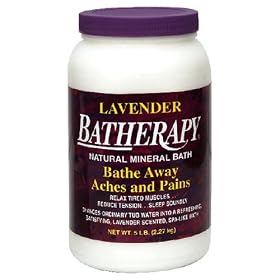 Queen Helene Batherapy Natural Mineral Bath, Lavender , 5 lb (2.27 kg) (Pack of 2)