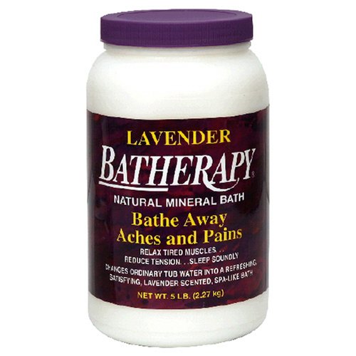 Queen Helene Batherapy Natural Mineral Bath, Lavender , 5 lb (2.27 kg) (Pack of 2)