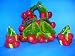 CHERRY 3-D Table Set w/ Salt & Pepper cherries *NEW*