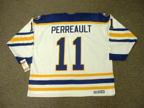 GILBERT PERREAULT Buffalo Sabres 1984 CCM Vintage Throwback Home Hockey Jersey