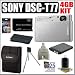 Sony Cybershot DSC-T77 10MP Digital Camera (Silver) + 4GB Deluxe Accessory Kit