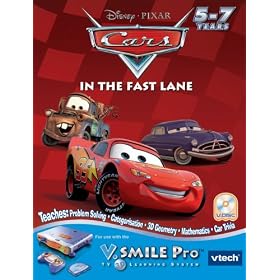 VTech V.Smile Pro Learning Game Disney Pixar Cars In the Fast Lane