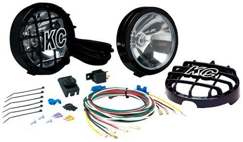 KC HiLiTES 121 SlimLite Black 130-Watt Long Range Light System