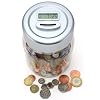 Gift House Int Digital UK Coin Counting Money Jar