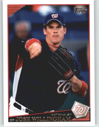 2009 Topps Baseball Card # 477 Josh Willingham - Washington Nationals - Shipped In Protective Screwdown Display Case!