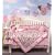 Khaki & Pink Camo Baby Crib Nursery Bedding Set 10 pcs ** Reversible Into 2 Designs ! **