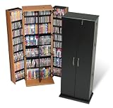 Prepac Grande Locking Storage Cabinet / CD Rack - Black - !
