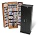 Grande Locking Media Storage Cabinet - Black