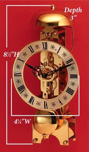 Hermle 791-681 Skeleton Clock Movement