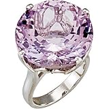 Sterling Silver Rose de France Amethyst Ring