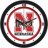 Nebraska Cornhuskers NCAA Wall Clock