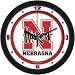 Nebraska Cornhuskers NCAA Wall Clock