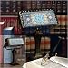 North Carolina Stained Glass Bankers Lamp