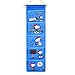 Home-Cube® New Cute Wall Hanging Storage Organizer Bag 5 Pocket (blue snoopy)