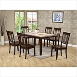 IMAGE OF Cairo 7 Piece Tile Top Dining Set