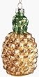 Welcoming Christmas Blown Glass Pineapple Ornament