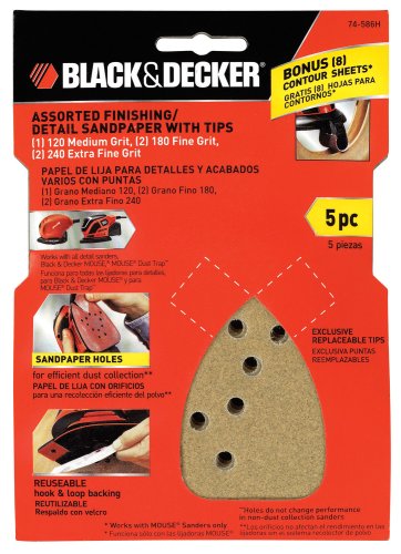 christmas Black Decker 74 586H Assorted SandpaperB00280MCAQ