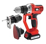 Black & Decker MFL143K Evo Multi-Tool includes Drill/ Sander/ Jigsaw/ Screwdriver