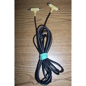 PlayStation PS2 ~ AV Audio Video Multi Cable ~ Use with Guncon Light Gun ~ composite RCA cable