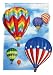 Red Carpet Studios Expressions Garden Decorative Flag, Hot Air Balloons