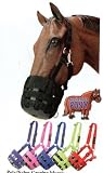 Hot colors Padded Grazing Muzzle with Halter