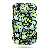 WIRELESS CENTRAL Brand Hard Snap-on Shield With NEON FLOWER Design Faceplate Cover Sleeve Case for BLACKBERRY BOLD TOUCH 9900 9930 9300 (T-MOBILE) with PRY Removal Tool Case [WCJ686]
