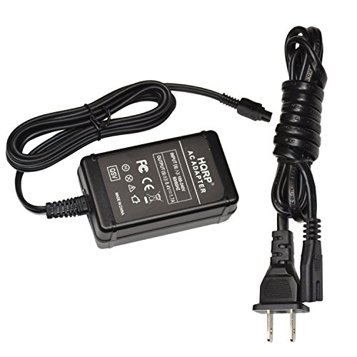 HQRP Replacement AC Power cord Adapter compatible with Sony HDR-XR100 HDR-XR200 HDR-XR500V HDR-XR520V Camcorder plus HQRP Carrying Bag
