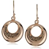 Argento Vivo Lunar Rose Gold-Plated and Marcasite D