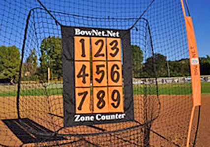 Bow Net Baseball Portable Zone Counter