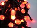 100x RED LARGE LED lights, 6.6m string, Christmas Festive, multifunction, indoor outdoor