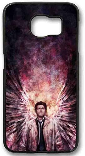 supernatural castiel galaxy for Samsung Galaxy Case (Samsung Galaxy S6 Black)