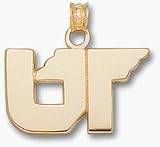 Tennessee Volunteers UT Pendant - 10KT Gold Jewelry