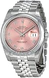 Rolex Datejust Pink Roman Numeral Dial Stainless Steel Ladies Watch 116200PRJ