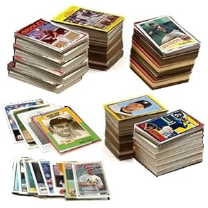 MLB Baseball Card Collector's Box with Over 600 Cards - Great Mix of Rookies & Stars - Includes a Babe Ruth Baseball Card Plus At Least One Original Unopened Pack of Vintage Baseball Cards That Is At Least 25 Years Old!