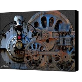 Iron Circles No. 2 Canvas Print - Canvas Art