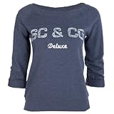 51dtkqi3BZL. SL160  Soul Cal Deluxe Crew Neck Sweat   Dark blue   Womens