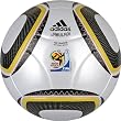 Adidas WC10 NFHS Top Training Soccer Ball, White/Black/Pure Yellow, 5