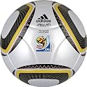 Adidas WC10 NFHS Top Training Soccer Ball, White/Black/Pure Yellow, 5