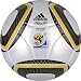 Adidas WC10 NFHS Top Training Soccer Ball, White/Black/Pure Yellow, 5
