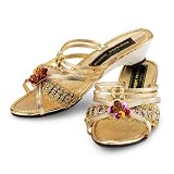 Jewel Slippers (Gold) Child