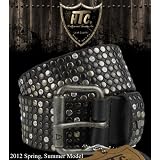 【HTC】 2012s/sモデル 10000スタッズ スワロフスキーレザーベルトDELUXE/ブラック