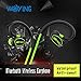 WOYING Q3 Bluetooth Headphones,V4.1 Wireless Sport Stereo Noise Cancelling Sweatproof Headset with Mic for Running,Gym,Driving for iPhone 6s Samsung Galaxy S7 Edge and Android Smartphones Green