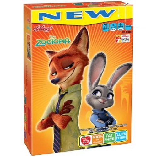 Kellogg's Fruit Snacks, Zootopia, 10 Pouches, 8 Ounces