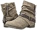 Jellypop Women's Silver Motorcycle Boot